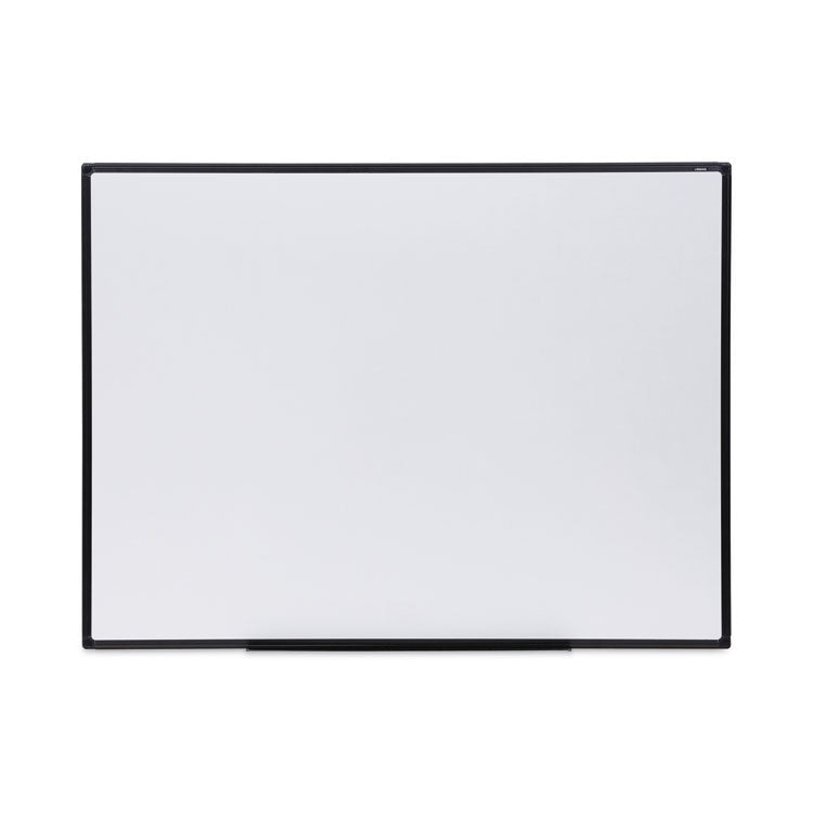 Universal - Design Series Deluxe Dry Erase Board, 48 x 36, White Surface, Black Anodized Aluminum Frame