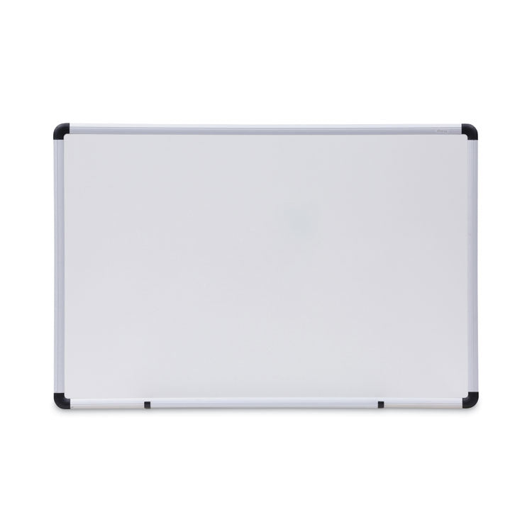 Universal - Modern Melamine Dry Erase Board with Aluminum Frame, 36 x 24, White Surface