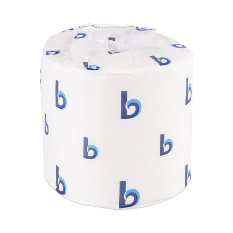 Boardwalk - 1-Ply Toilet Tissue, Septic Safe, White, 1,000 Sheets, 96 Rolls/Carton