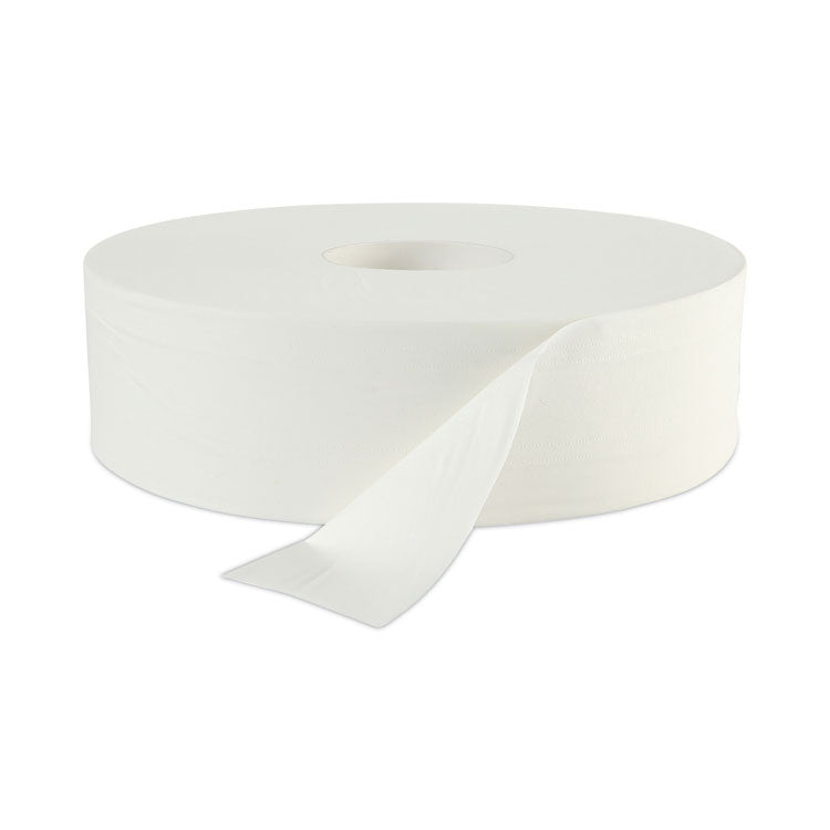 Boardwalk - JRT Bath Tissue, Jumbo, Septic Safe, 2-Ply, White, 3.5" x 2,000 ft, 6 Rolls/Carton