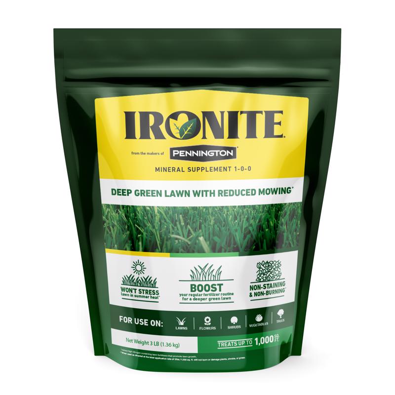 IRONITE - Pennington Ironite All-Purpose Lawn Fertilizer For All Grasses 1000 sq ft