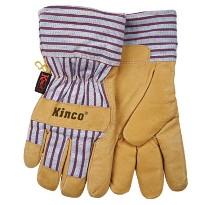 KINCO - Kinco Men's Outdoor Suede Work Gloves Yellow L 1 pair