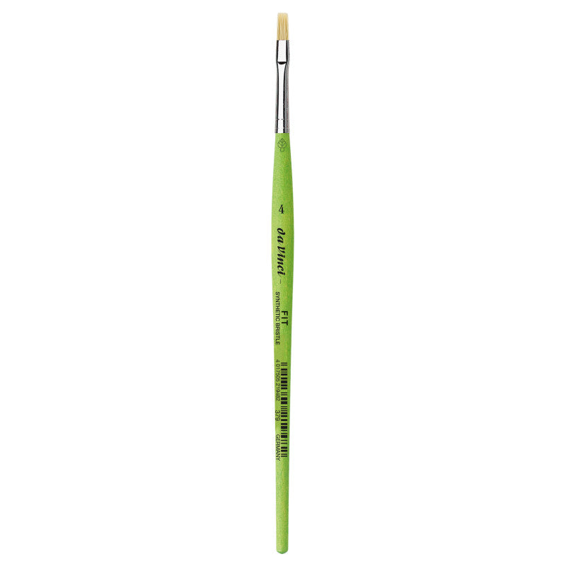 FIT Synthetics Student Brush, Synthetic, Acrylic & Oil, Flat, Series 379, Size 4