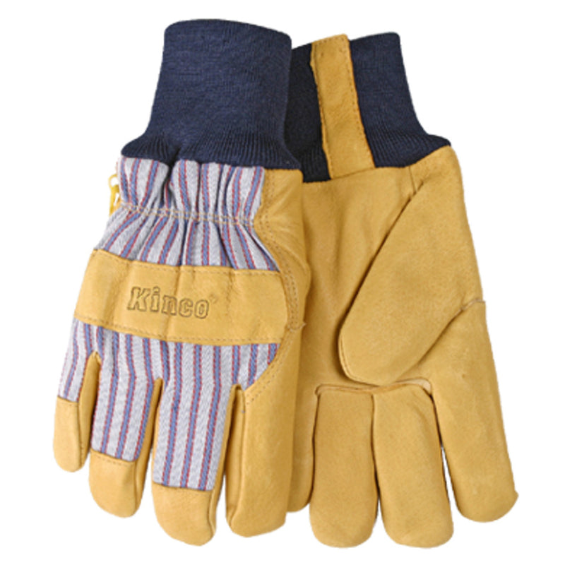 KINCO - Kinco Men's Outdoor Knit Wrist Work Gloves Yellow XXL 1 pair [1927KW-XXL]