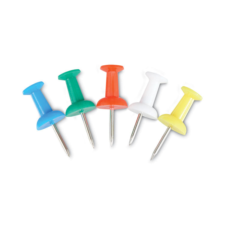 Universal - Colored Push Pins, Plastic, Assorted, 0.38", 400/Pack