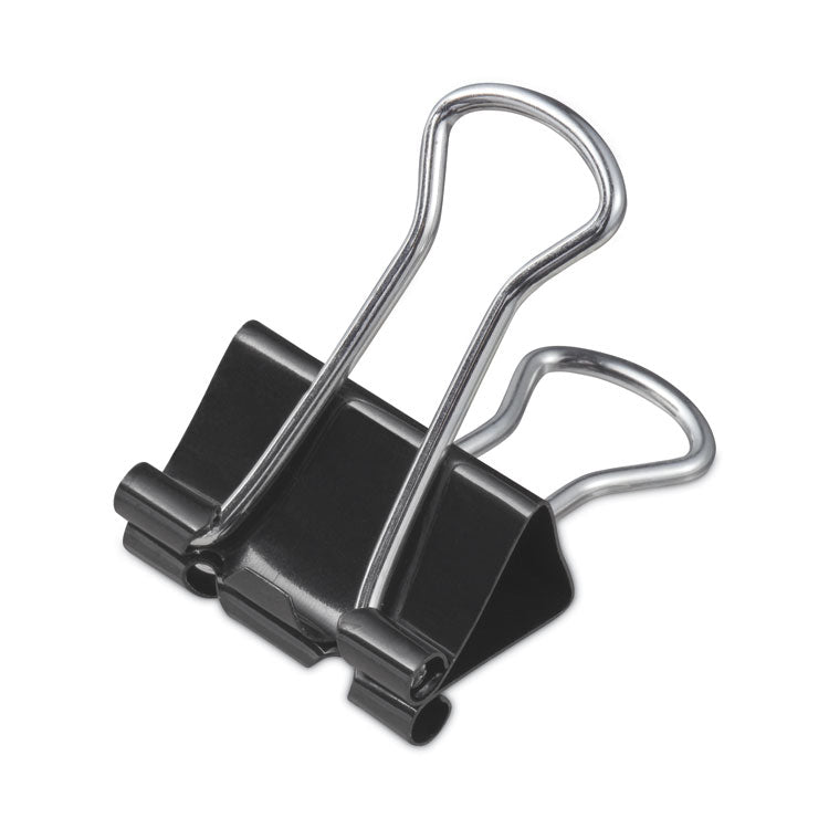 Universal - Binder Clips Value Pack, Small, Black/Silver, 36/Box