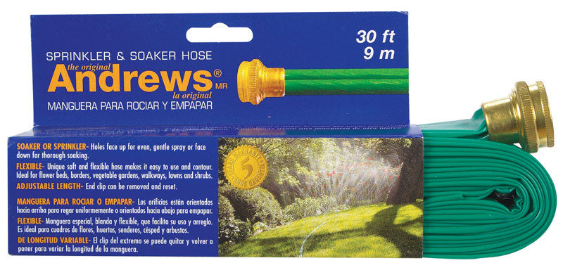 ANDREWS - Andrews 1 in. D X 30 ft. L Sprinkler/Soaker Hose