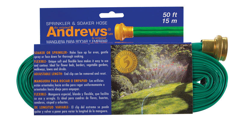 ANDREWS - Andrews 1 in. D X 50 ft. L Sprinkler/Soaker Hose