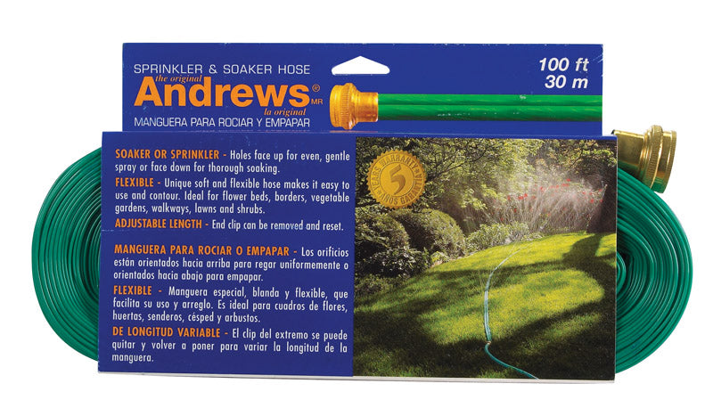 ANDREWS - Andrews 1 in. D X 100 ft. L Sprinkler/Soaker Hose