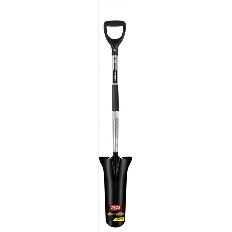 TRUPER - Truper 48 in. Steel Round Drain Spade Steel Handle