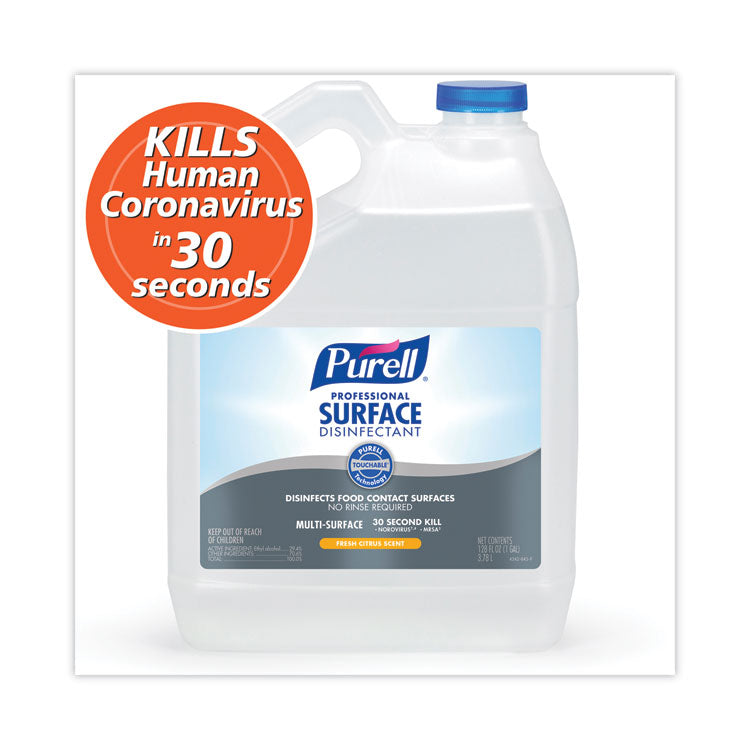 PURELL - Professional Surface Disinfectant, Fresh Citrus, 1 gal Bottle