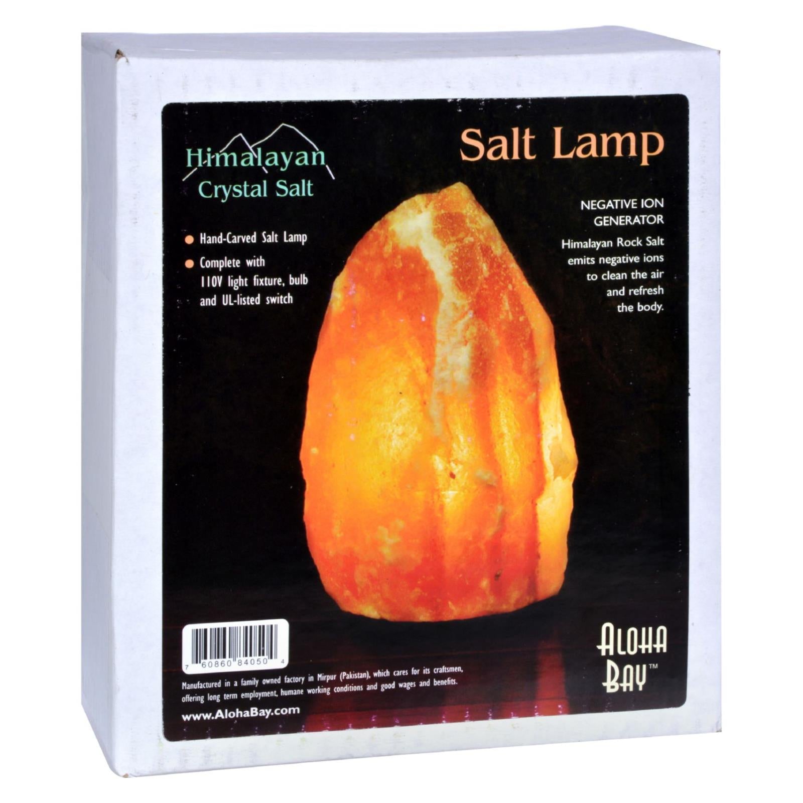 Himalayan Crystal Salt Lamp - 1 Lamp