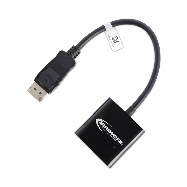 Innovera - DisplayPort to VGA Adapter, 0.65 ft, Black