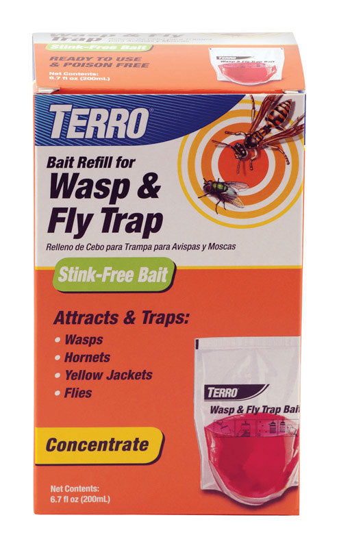 TERRO - TERRO Wasp & Fly Trap Bait Refill 6.7 oz - Case of 10