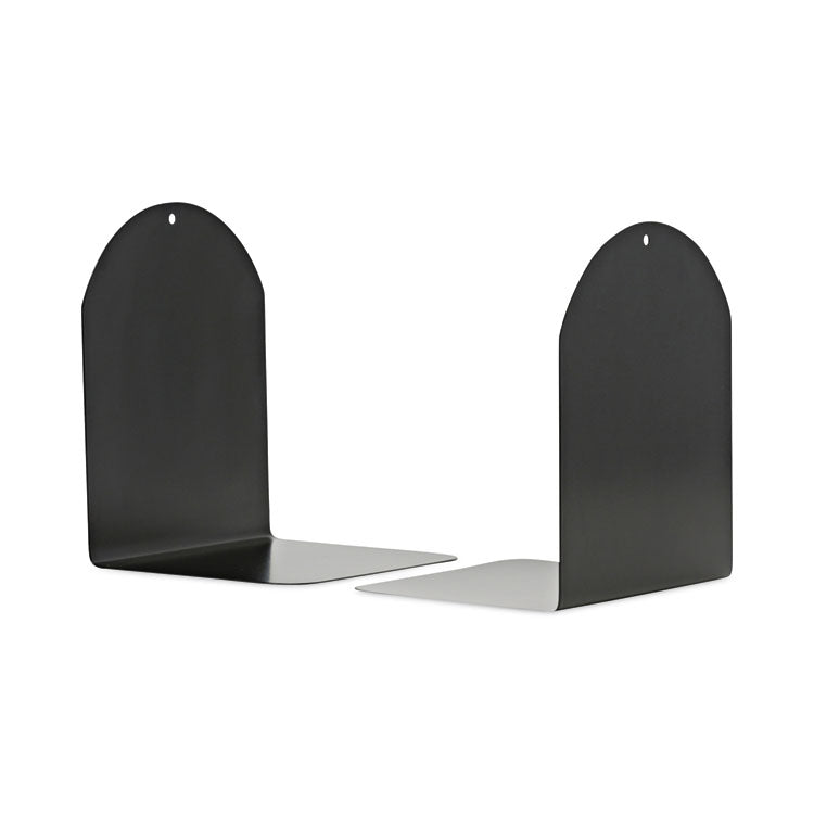 Universal - Magnetic Bookends, 6 x 5 x 7, Metal, Black, 1 Pair