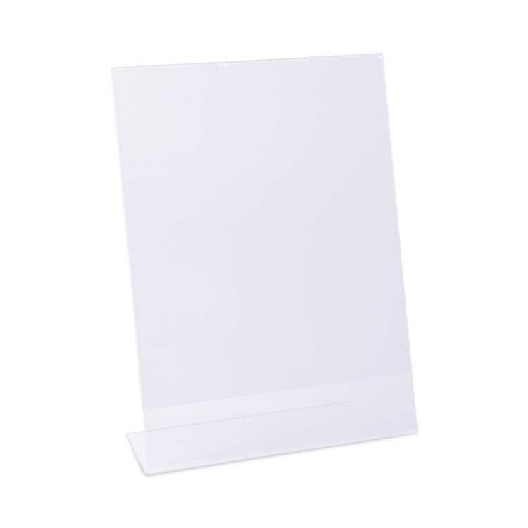 Universal - Clear L-Style Freestanding Frame, 8.5 x 11 Insert, 3/Pack