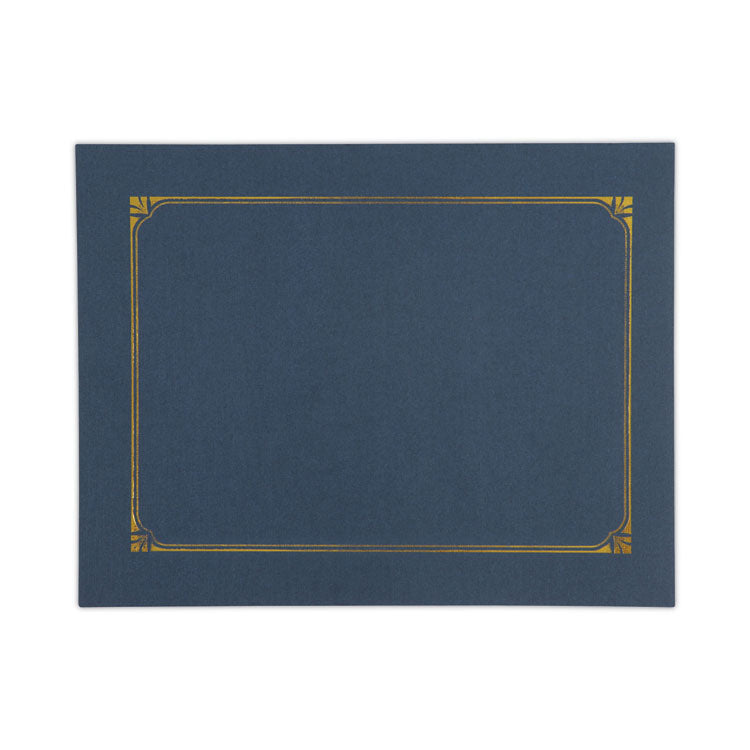 Universal - Certificate/Document Cover, 8.5 x 11; 8 x 10; A4, Navy, 6/Pack