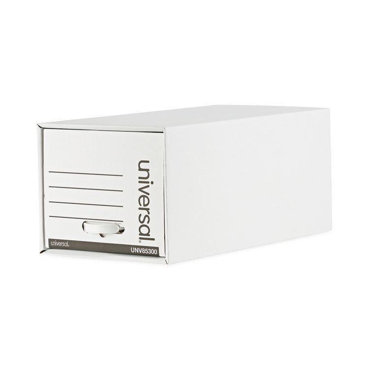 Universal - Heavy-Duty Storage Drawers, Letter Files, 14" x 25.5" x 11.5", White, 6/Carton