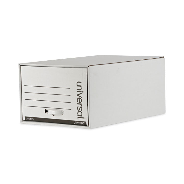 Universal - Heavy-Duty Storage Drawers, Legal Files, 17.25" x 25.5" x 11.5", White, 6/Carton