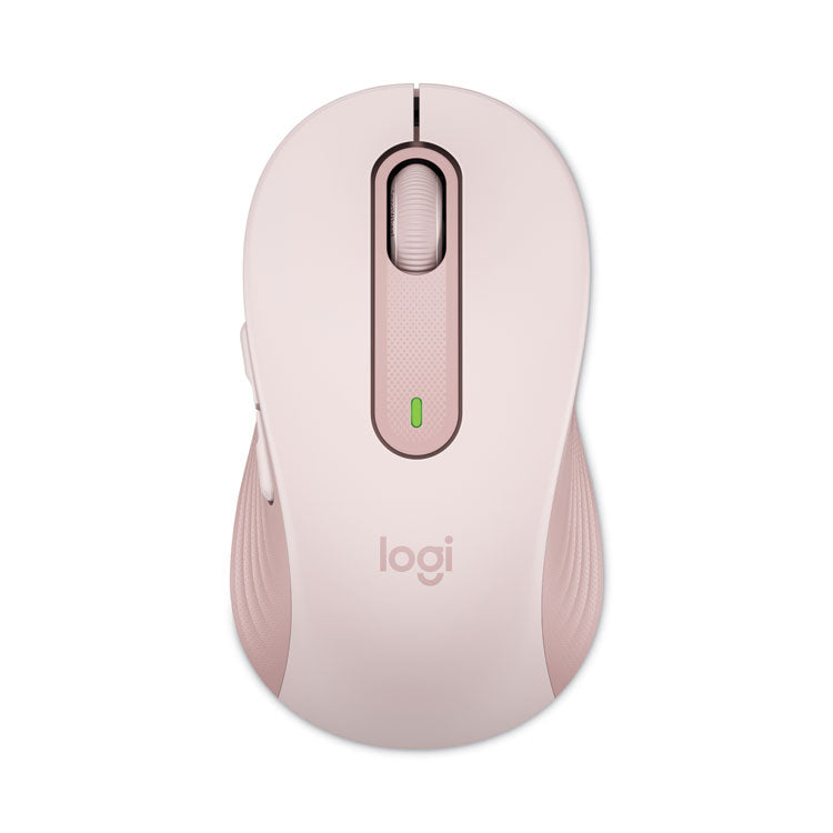 Logitech - Signature M650 Wireless Mouse, Medium, 2.4 GHz Frequency, 33 ft Wireless Range, Right Hand Use, Rose