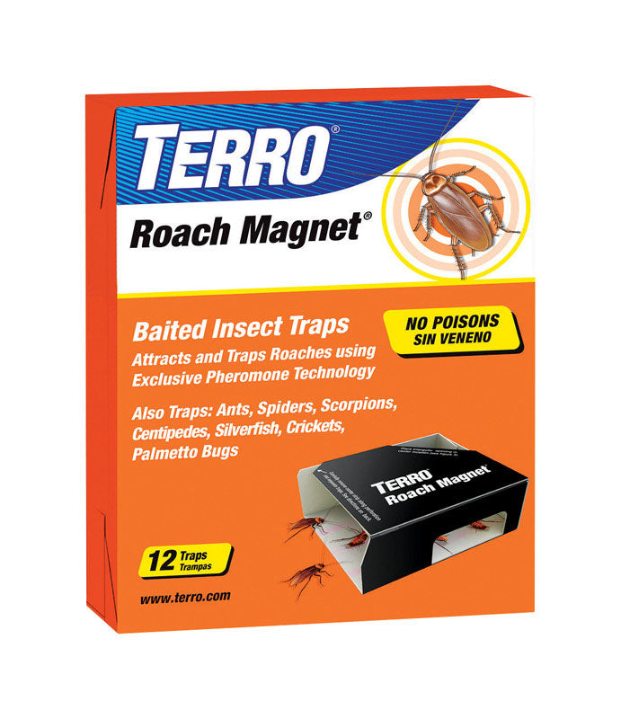 TERRO - TERRO Roach Magnet Insect Trap 12 pk