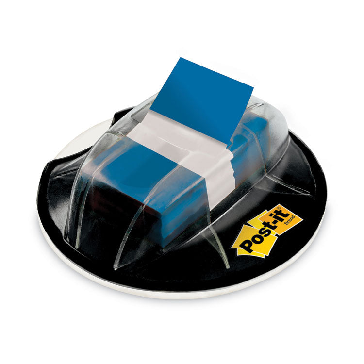 Post-it Flags - Page Flags in Desk Grip Dispenser, 1 x 1.75, Blue, 200/Dispenser