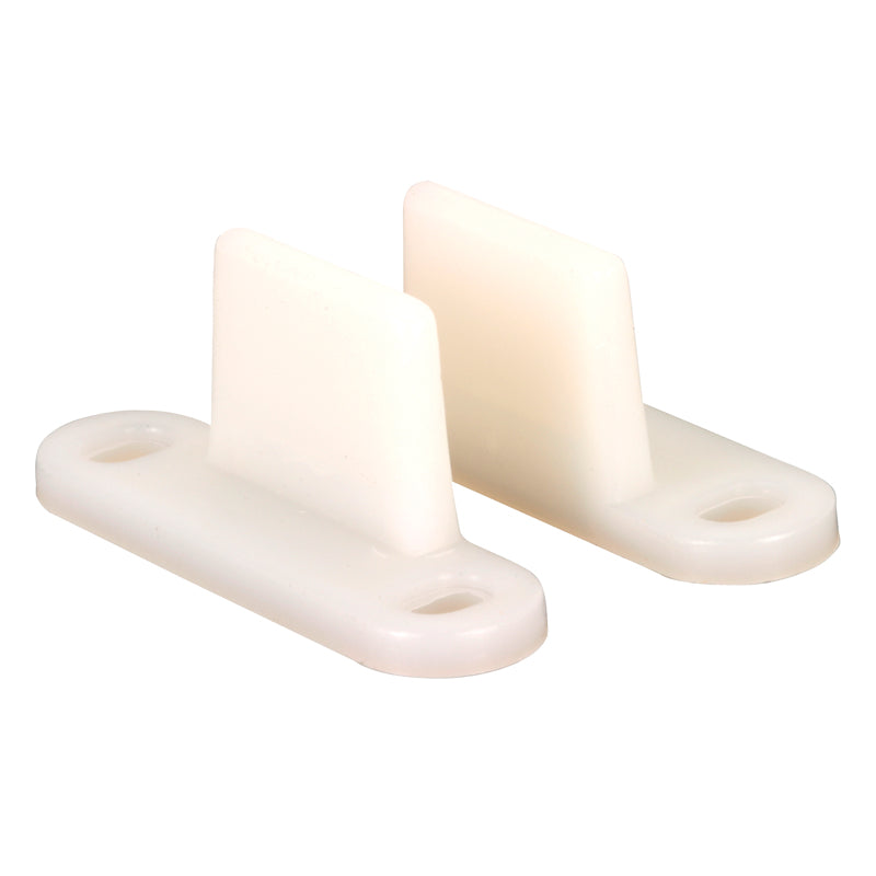 PRIME-LINE - Prime-Line Matte White Plastic Closet Door Guide 2 pc