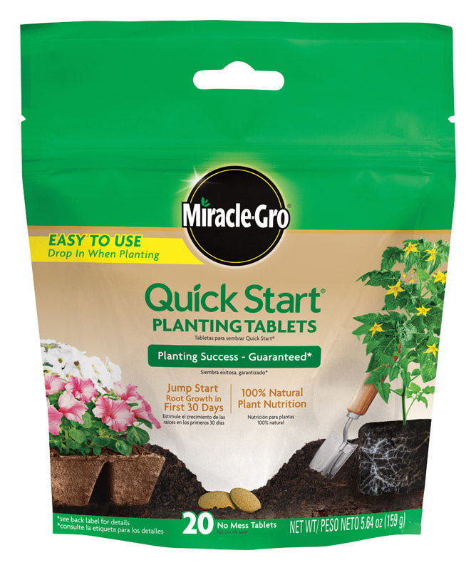 MIRACLE-GRO - Miracle-Gro Quick Start Tablets Plant Food 20 ct