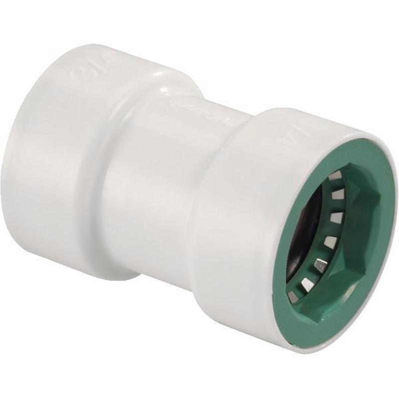 ORBIT - Orbit PVC-Lock Push to Connect 3/4 in. Push X 3/4 in. D Push Plastic Coupling