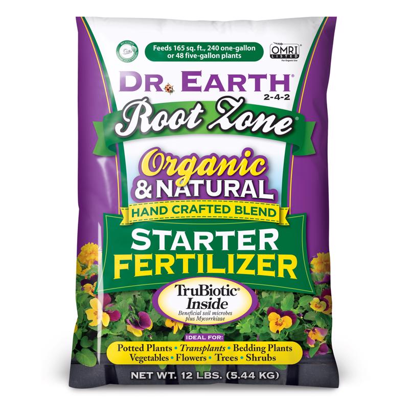 DR. EARTH - Dr. Earth Root Zone Organic All Purpose 2-4-2 Plant Fertilizer 12 lb