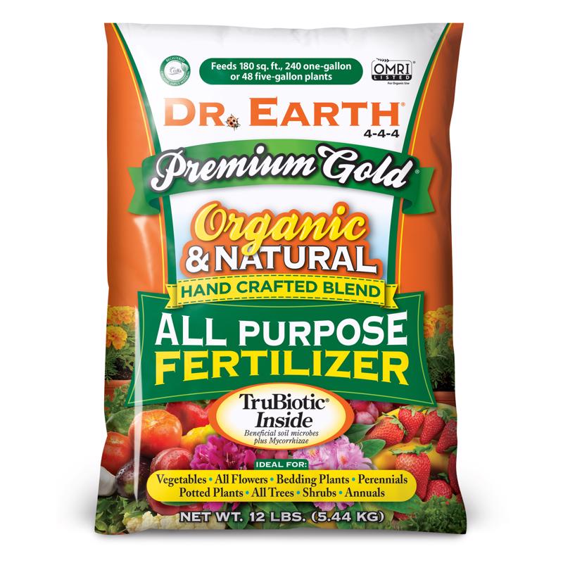 DR. EARTH - Dr. Earth Premium Gold Organic Granules Plant Food 12 lb