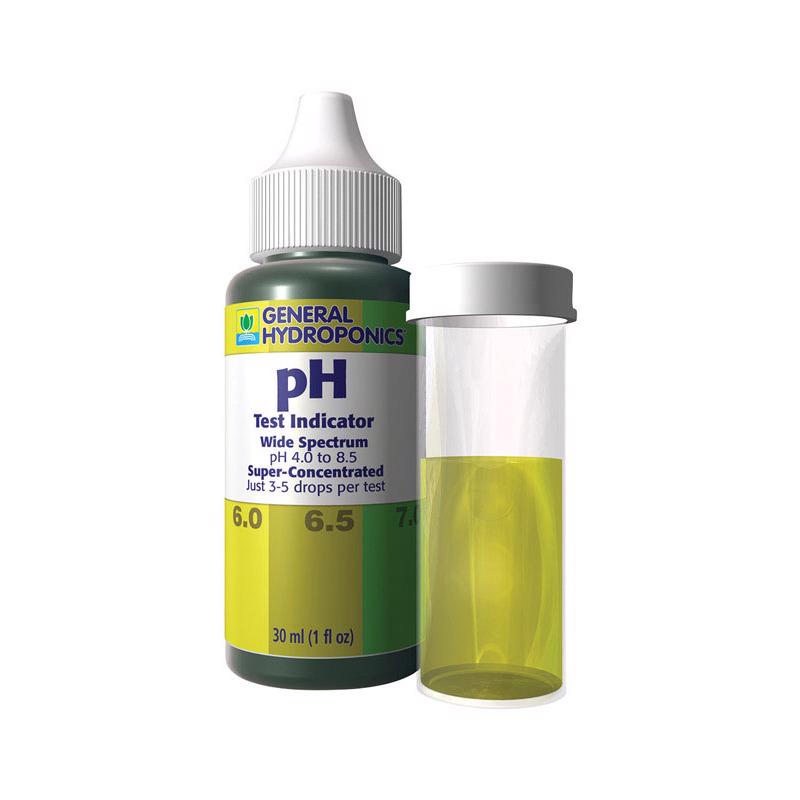 GENERAL HYDROPONICS - General Hydroponics Hydroponic pH Test Kit - Case of 24