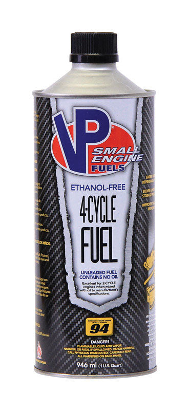 VP RACING FUELS - VP Racing Fuels Small Engine Ethanol-Free 4-Cycle Small Engine Fuel 1 qt - Case of 8