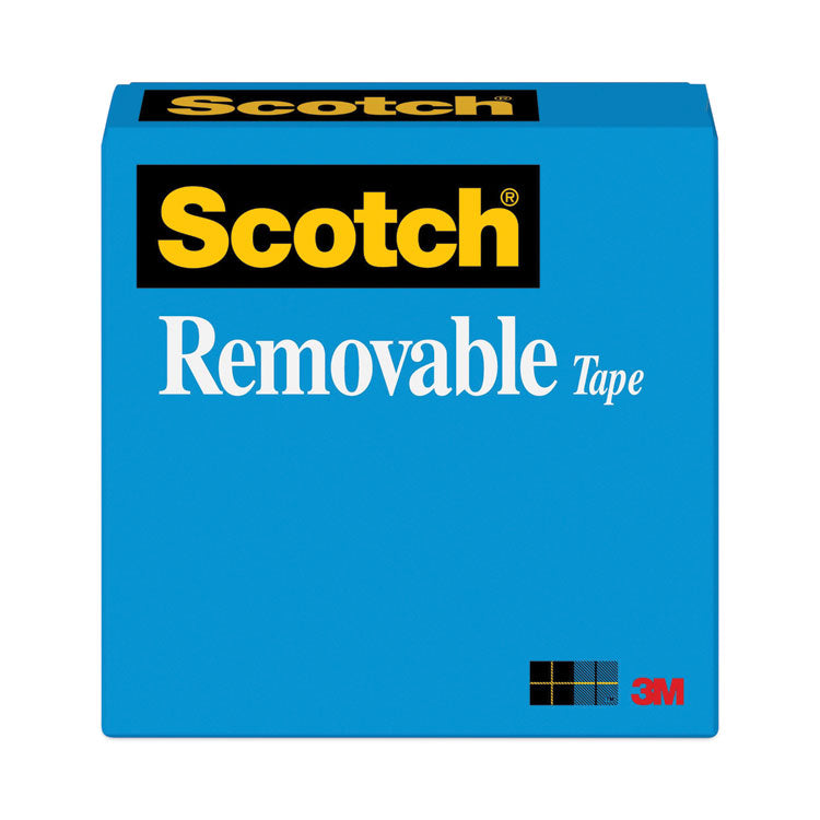 Scotch - Removable Tape, 1" Core, 0.75" x 36 yds, Transparent