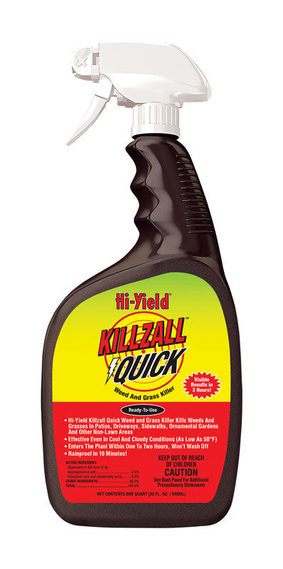 HI-YIELD - Hi-Yield Killzall Quick Weed and Grass Killer RTU Liquid 32 oz