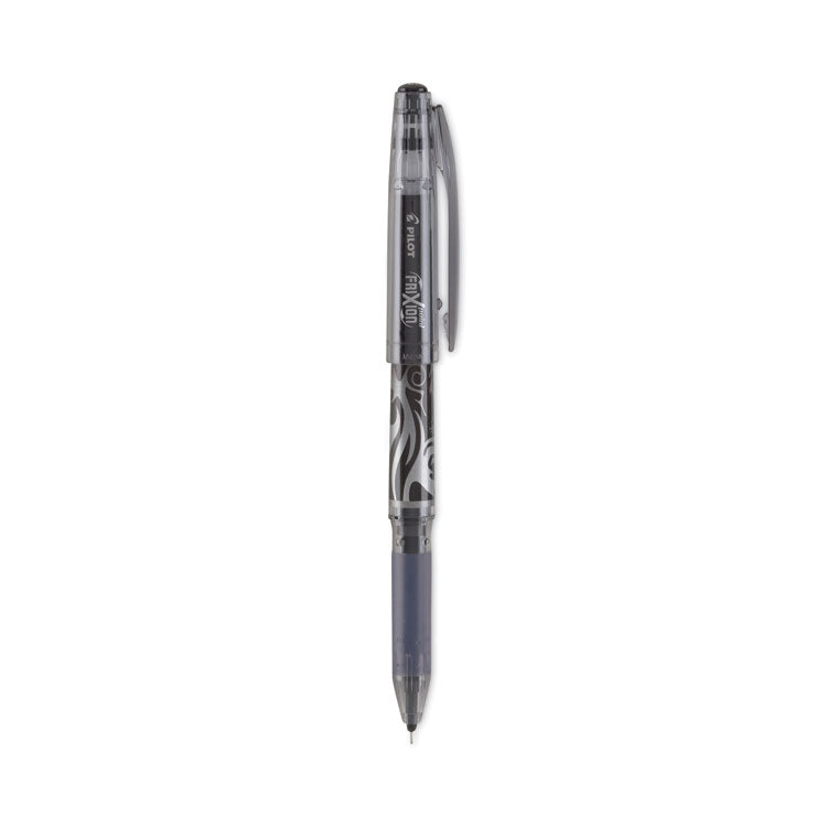 Pilot - FriXion Point Erasable Gel Pen, Stick, Extra-Fine 0.5 mm, Black Ink, Black Barrel