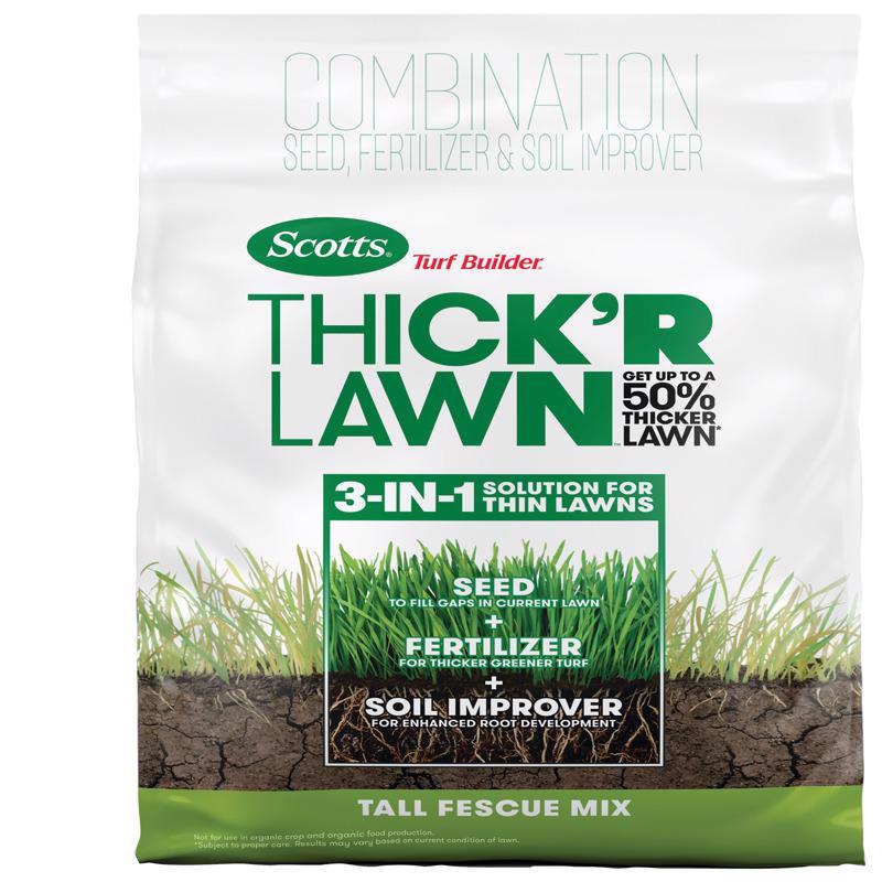 SCOTTS - Scotts Turf Builder Tall Fescue Grass Sun or Shade Grass Seed and Fertilizer 12 lb