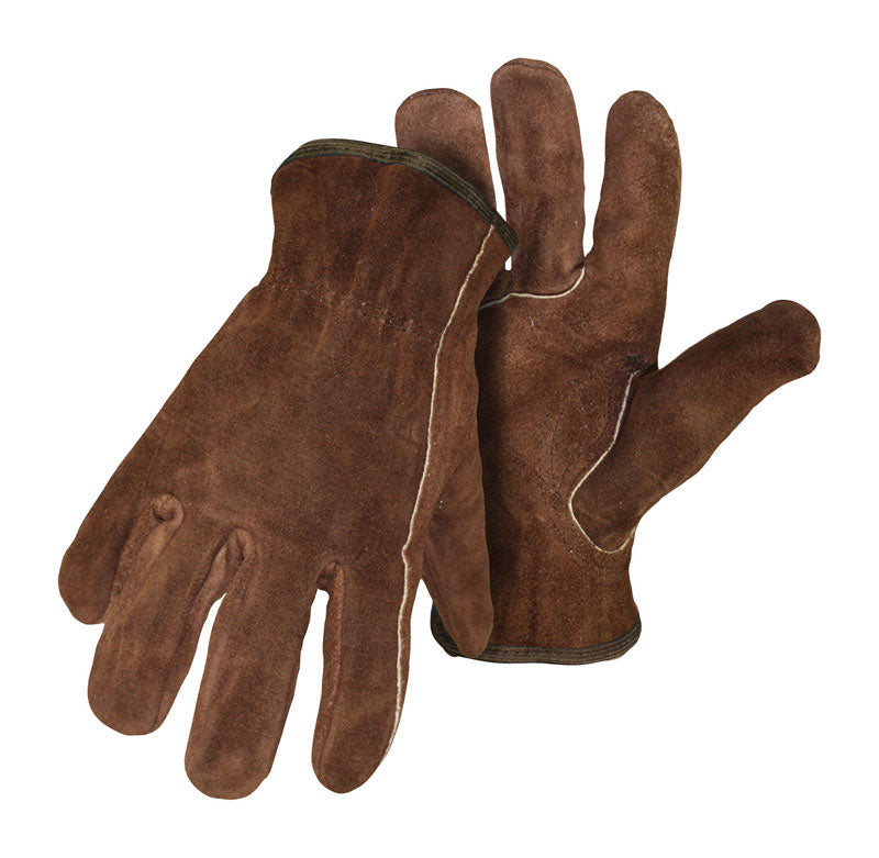 BOSS - Boss Men's Indoor/Outdoor Driver Work Gloves Brown L 1 pair - Case of 12