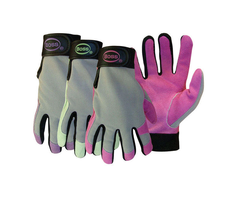 BOSS - Boss Guard Women's Outdoor Mechanic's Glove Assorted M 1 pk