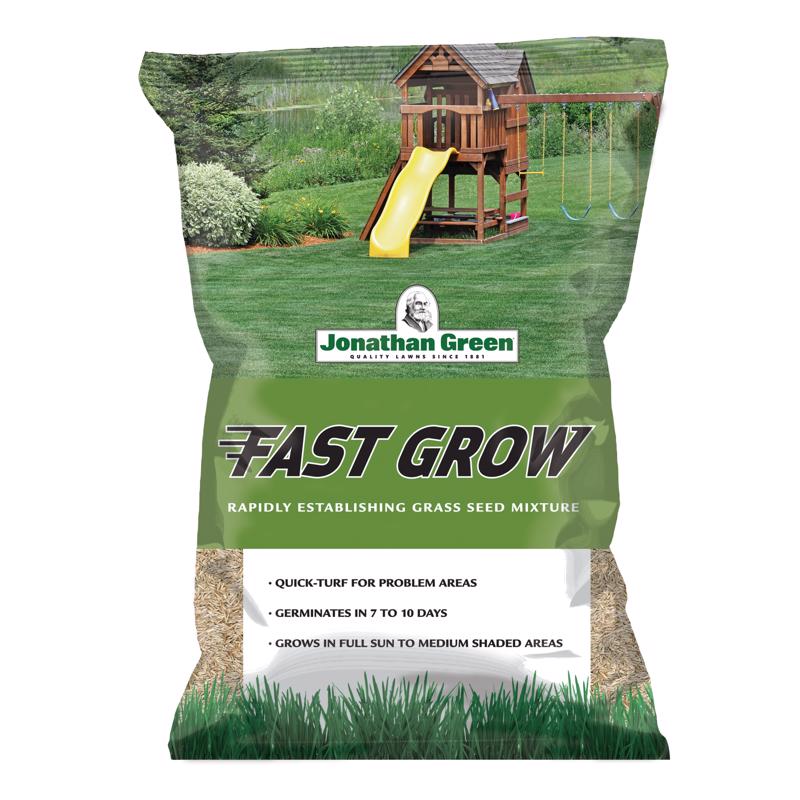 JONATHAN GREEN - Jonathan Green Fast Grow Mixed Sun or Shade Grass Seed 15 lb