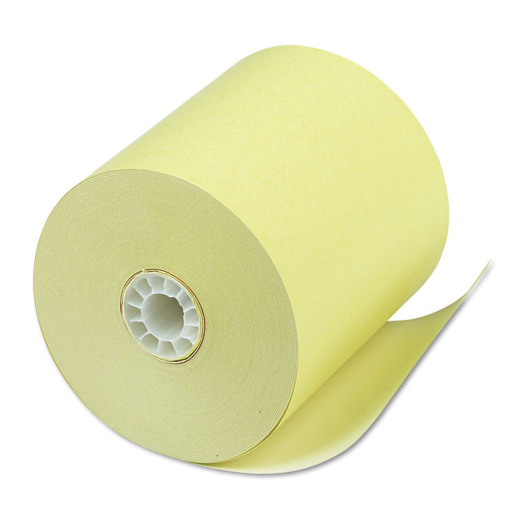 Iconex - Direct Thermal Printing Thermal Paper Rolls, 3.13" x 230 ft, Canary, 50/Carton