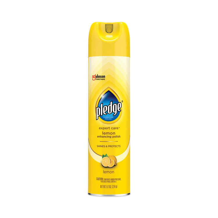 Pledge - Furniture Polish, Lemon, 9.7 oz Aerosol Spray