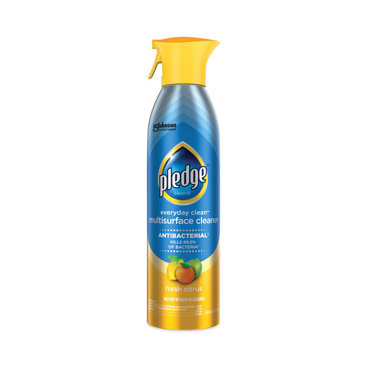 Pledge - Multi Surface Antibacterial Everyday Cleaner, 9.7 oz Aerosol Spray