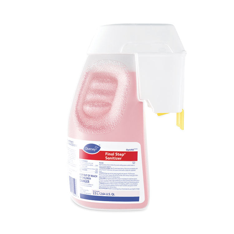 Diversey - Final Step Sanitizer, Liquid, 2.5 L Spray Bottle