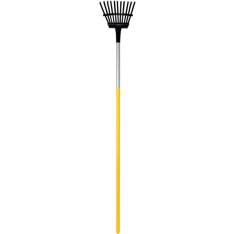 AMES - True Temper 55.32 in. 11 Tine Steel Shrub Rake Steel Handle