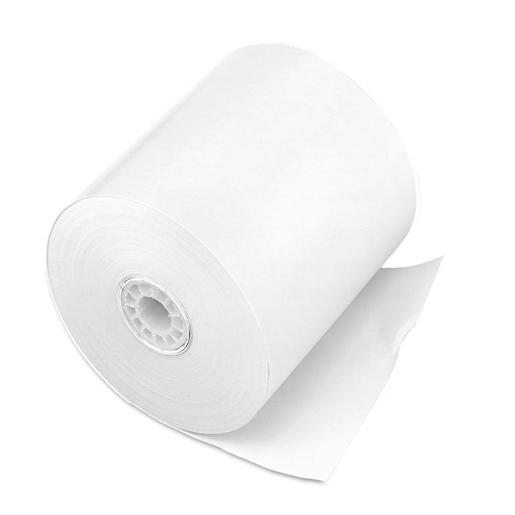 Iconex - Impact Bond Paper Rolls, 3" x 150 ft, White, 50/Carton (4982468)