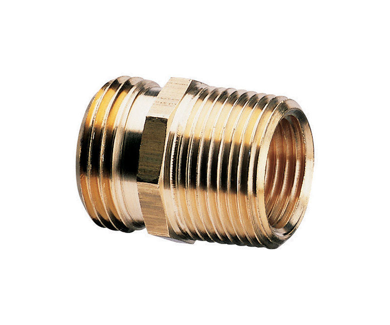 GILMOUR - Gilmour 3/4 in. Brass Threaded Double Male Hose Connector [877054-1002]