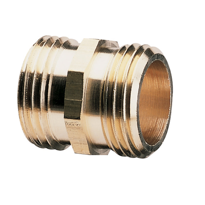 GILMOUR - Gilmour 3/4 in. Brass Threaded Double Male Hose Connector [877014-1002]