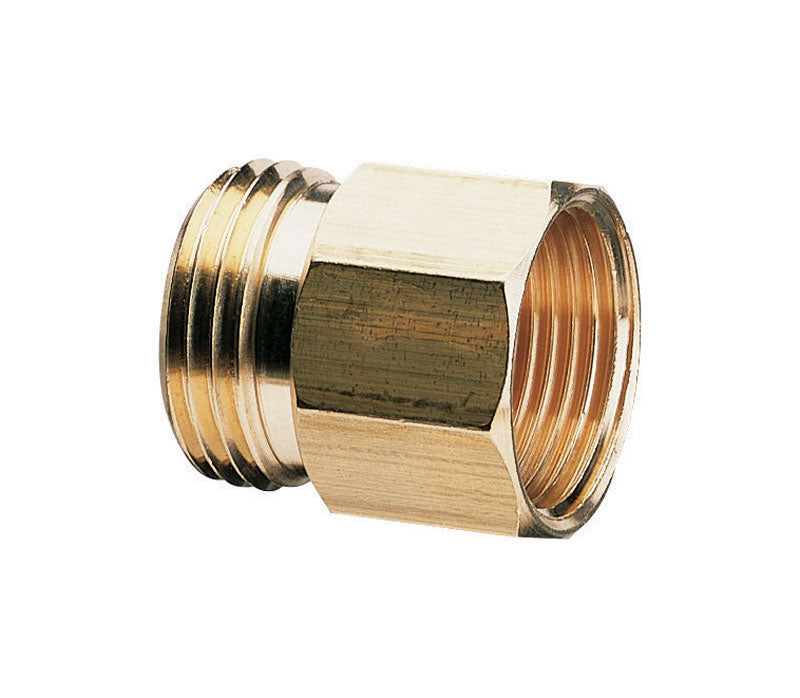 GILMOUR - Gilmour 3/4 in. Brass Threaded Male/Female Hose Connector [807704-1002]