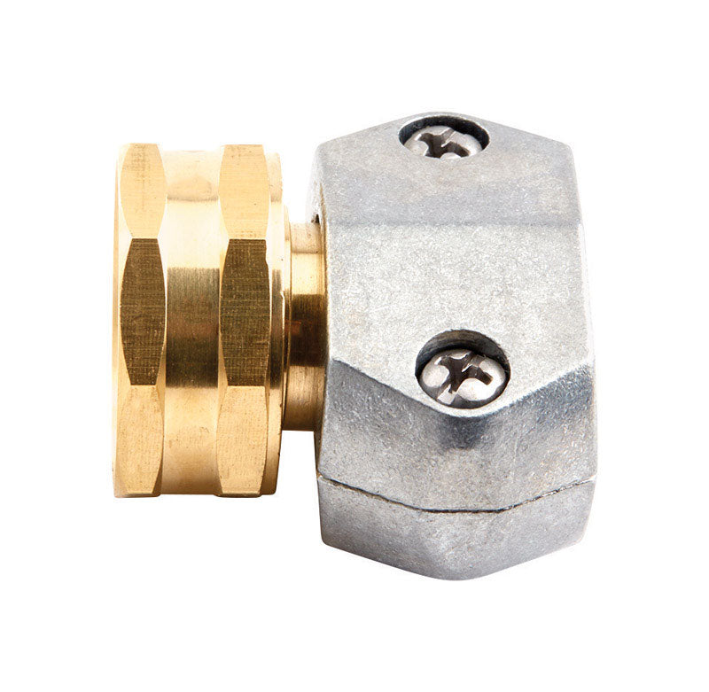 GILMOUR - Gilmour 5/8 & 3/4 in. Brass/Zinc Threaded Female Clamp Coupling